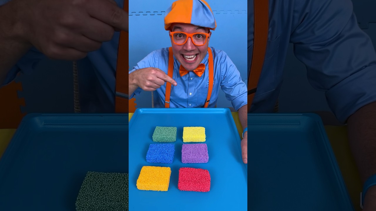 Rainbow Crunchy FOAM ASMR! Which color makes the best sound?! 
