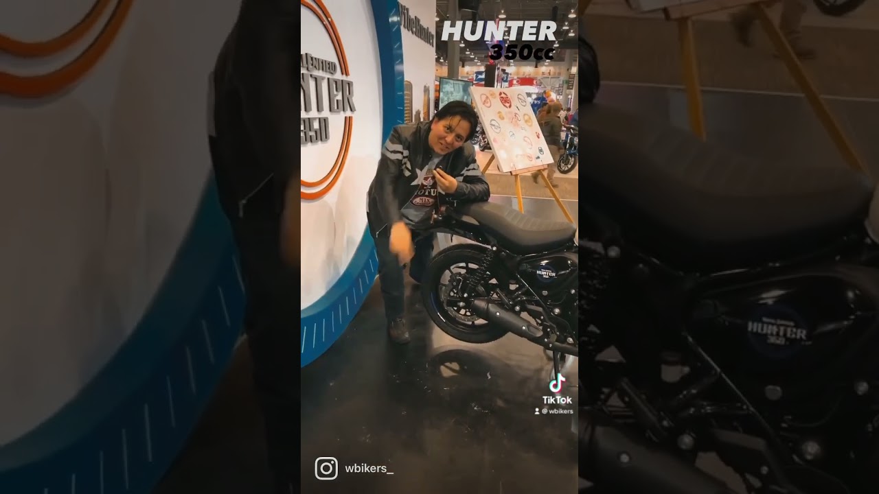 Un pequeño vistazo a la nueva motocicleta de Royal Enfield, HUNTER 350 