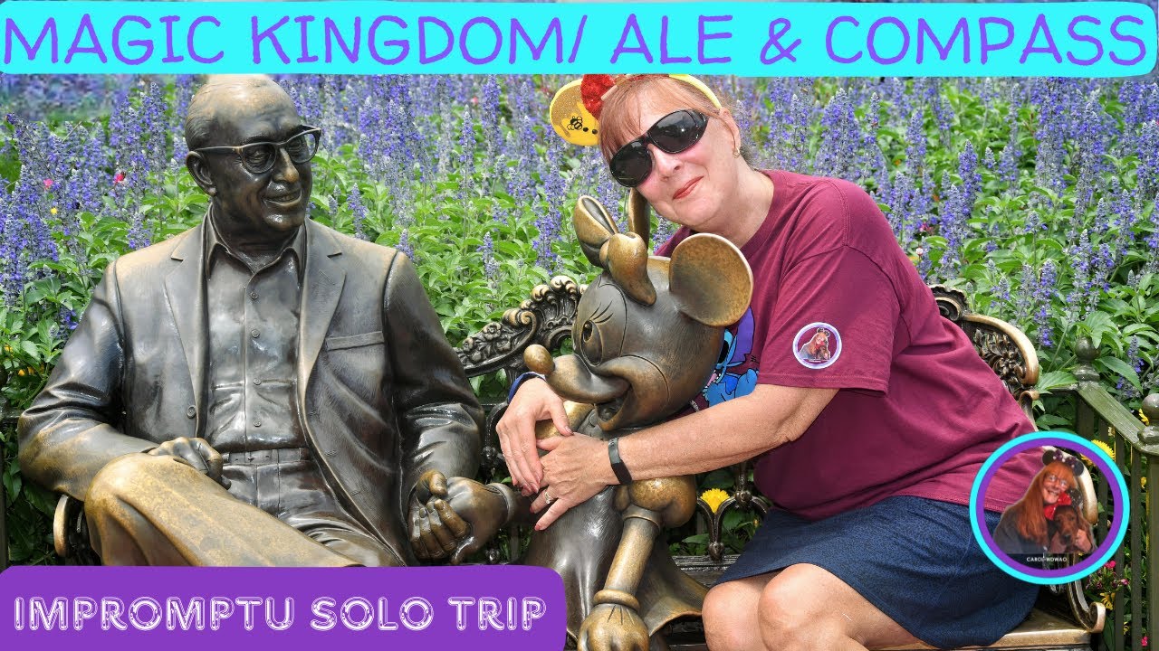 IMPROMPTU DISNEY SOLO TRIP/TRAVEL/MAGIC KINGDOM/ALE & COMPASS/EPCOT #fypシ