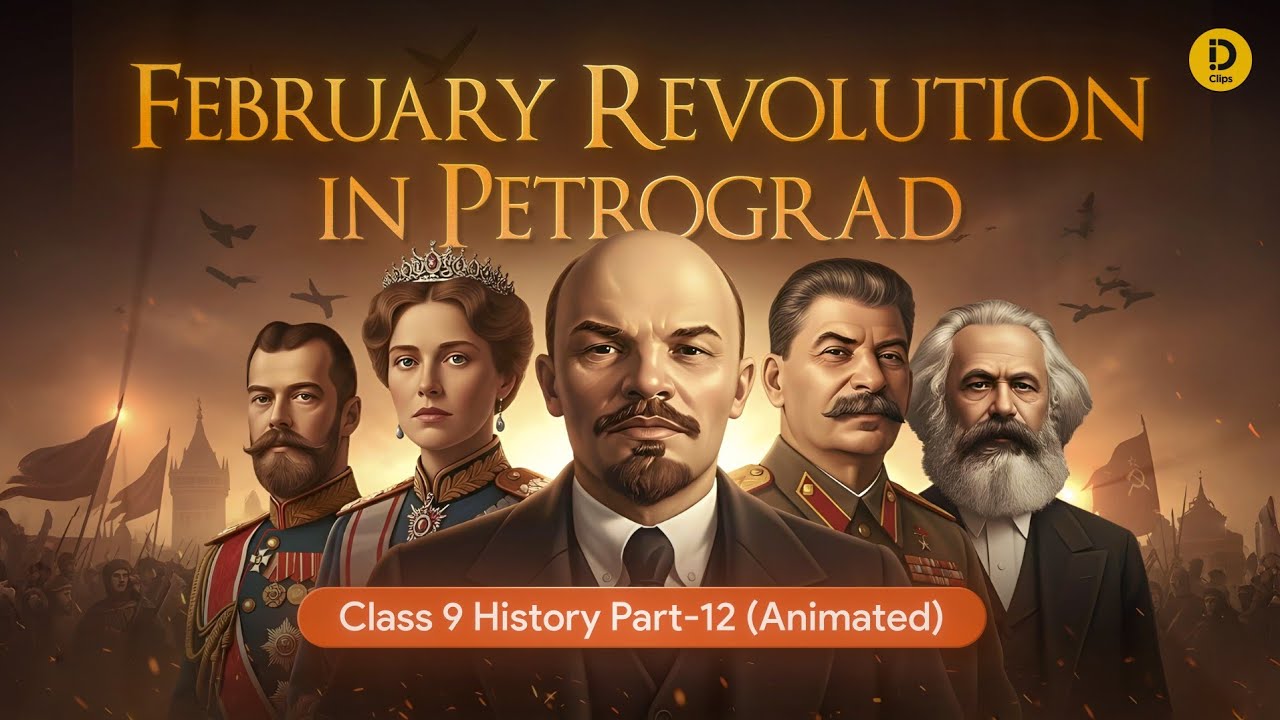 Class 9 History Chapter 2 | The February Revolution in Petrograd (Animation) | Part 12 NCERT | CBSE