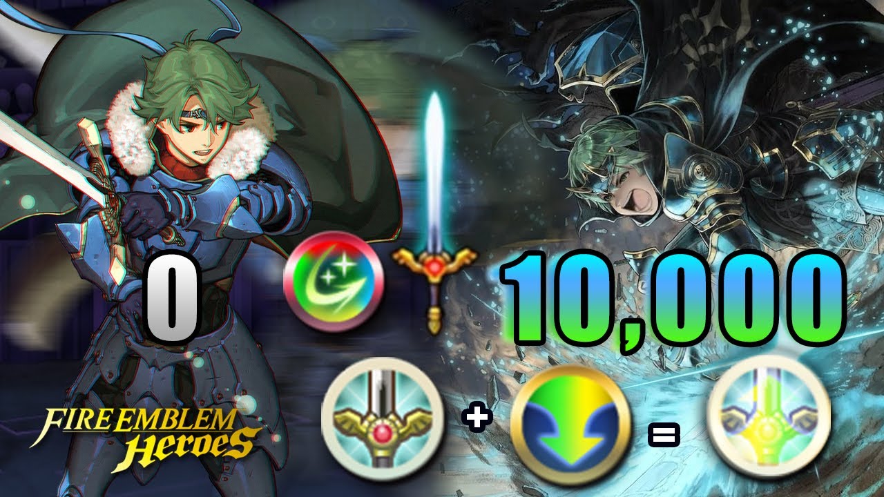 0 to 10,000 REAL FAST! - Brave Alm Refine Showcase | Fire Emblem Heroes