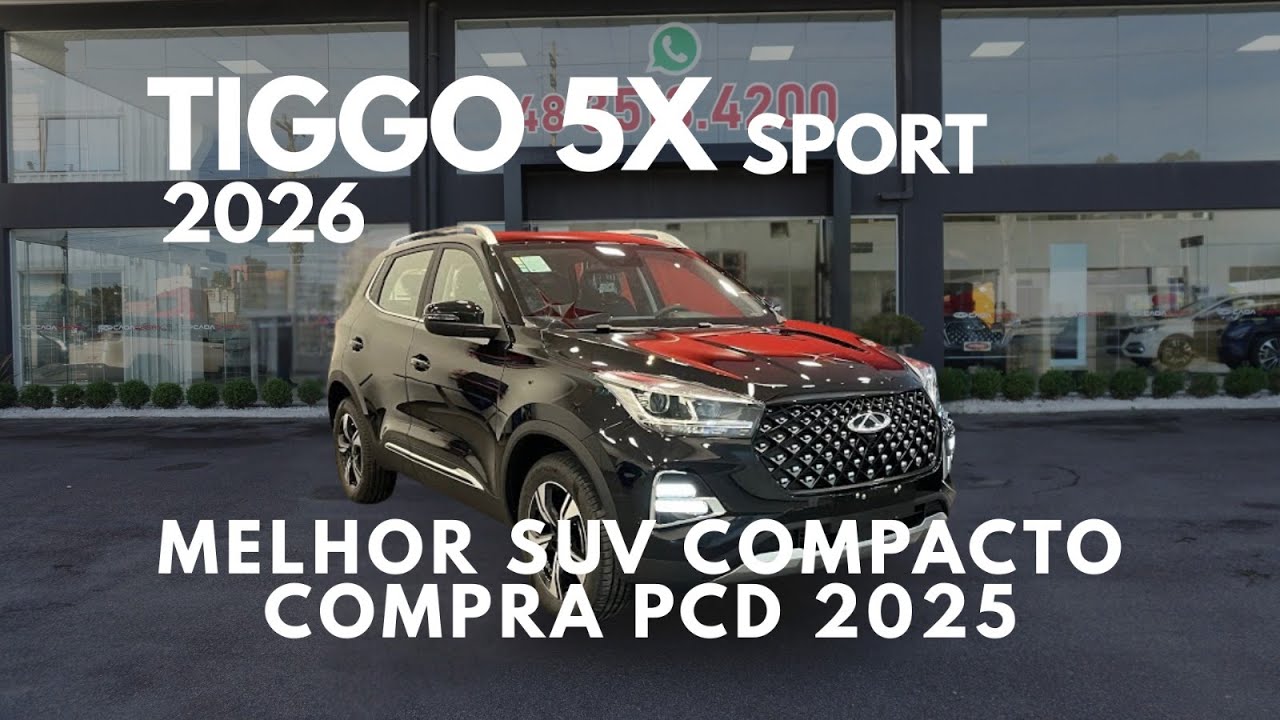 Tiggo 5 Sport 2026: O Melhor SUV Compacto do Brasil &mdash; Excelente Compra PCD