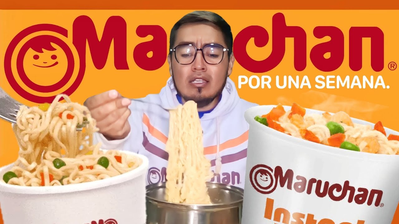 Comiendo Maruchan Por Una Semana 🍜