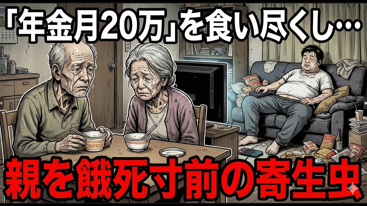 【8050問題】「実家に戻っていい？」と泣きついた45歳息子… 年金月20万を全て食い尽くし、親を餓死寸前に追い込む寄生虫