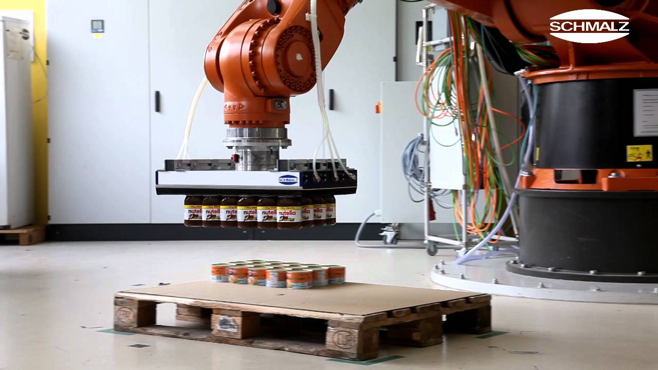 Vacuum Layer Gripping System SPZ for Palletizing & Depalletizing Various Product Layers | Schmalz