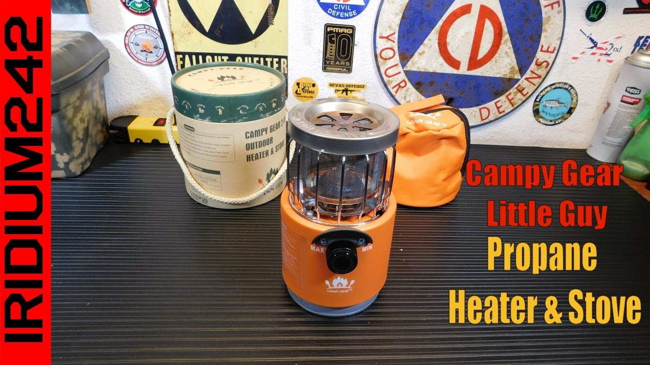 Портативный пропановый обогреватель и плита Campy Gear Little Guy