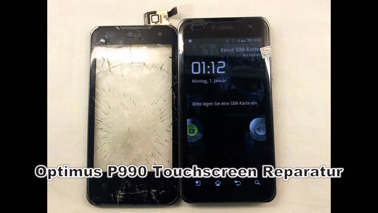 Lg optimus p990 touchscreen Reparatur