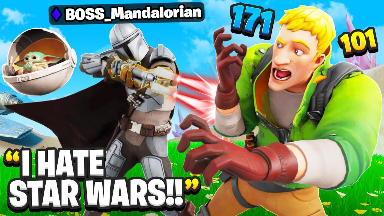 I Pretended To Be BOSS Mandalorian In Fortnite