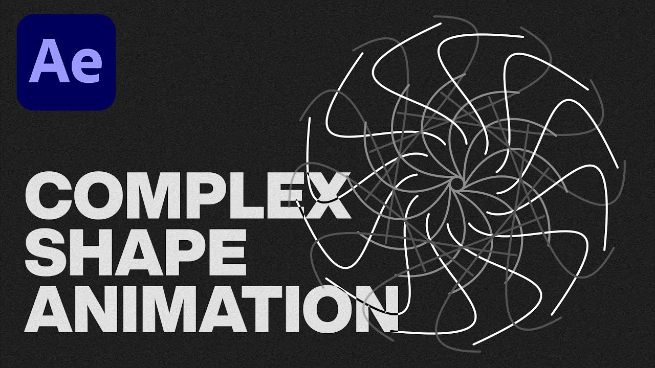 Complex Shape Animation |  After Effects Tutorial