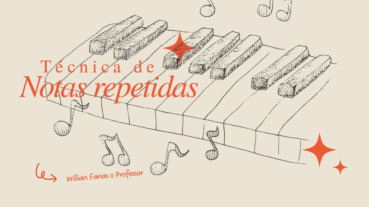 Técnica de notas repetidas no acordeon 