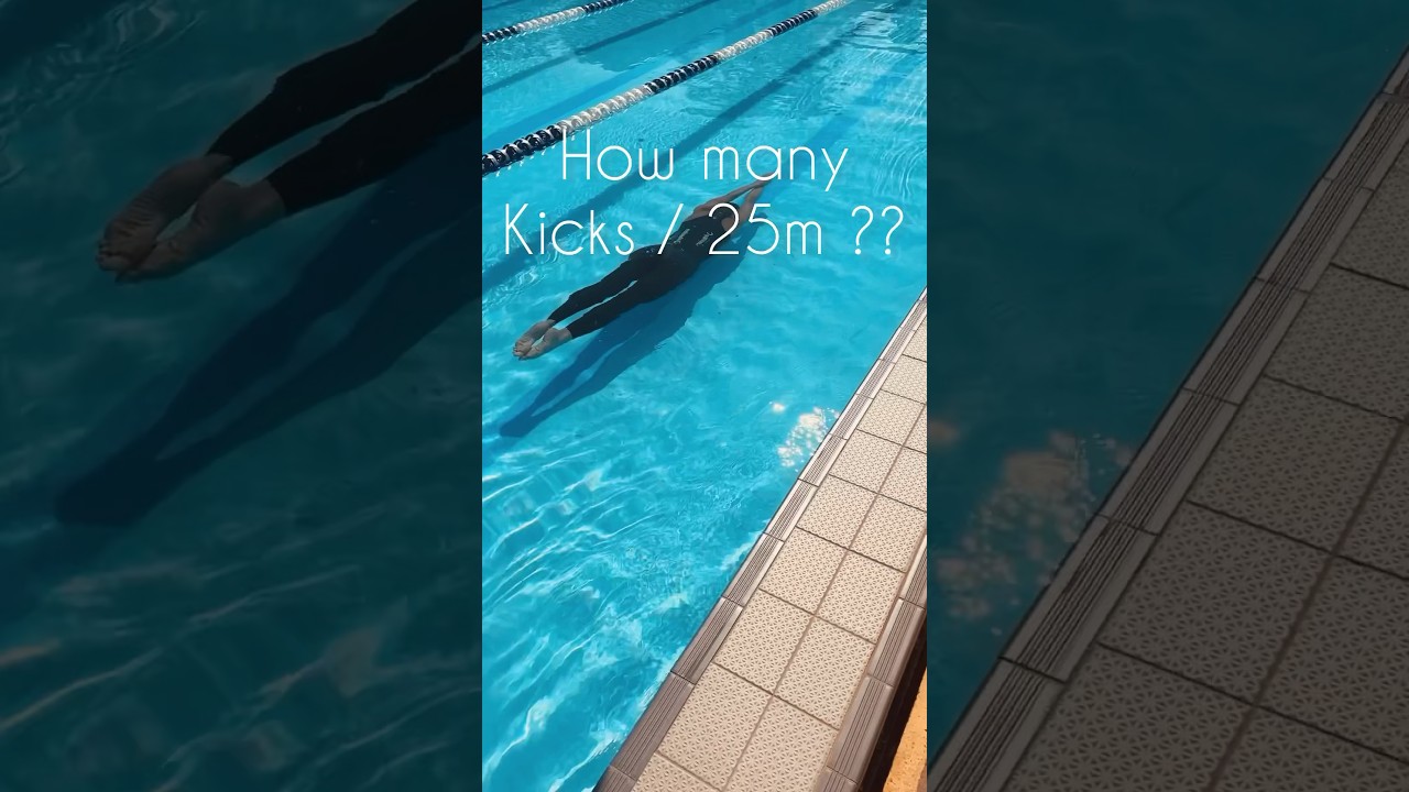2 kicks / 25m - is it possible? 🤔 #freedive #freedivetraining #freedivinglife #underwater
