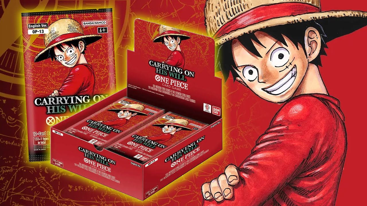 TIREI uma das Cartas MAIS VALIOSAS de Carrying On His Will OP13, a Melhor Coleção de One Piece Card