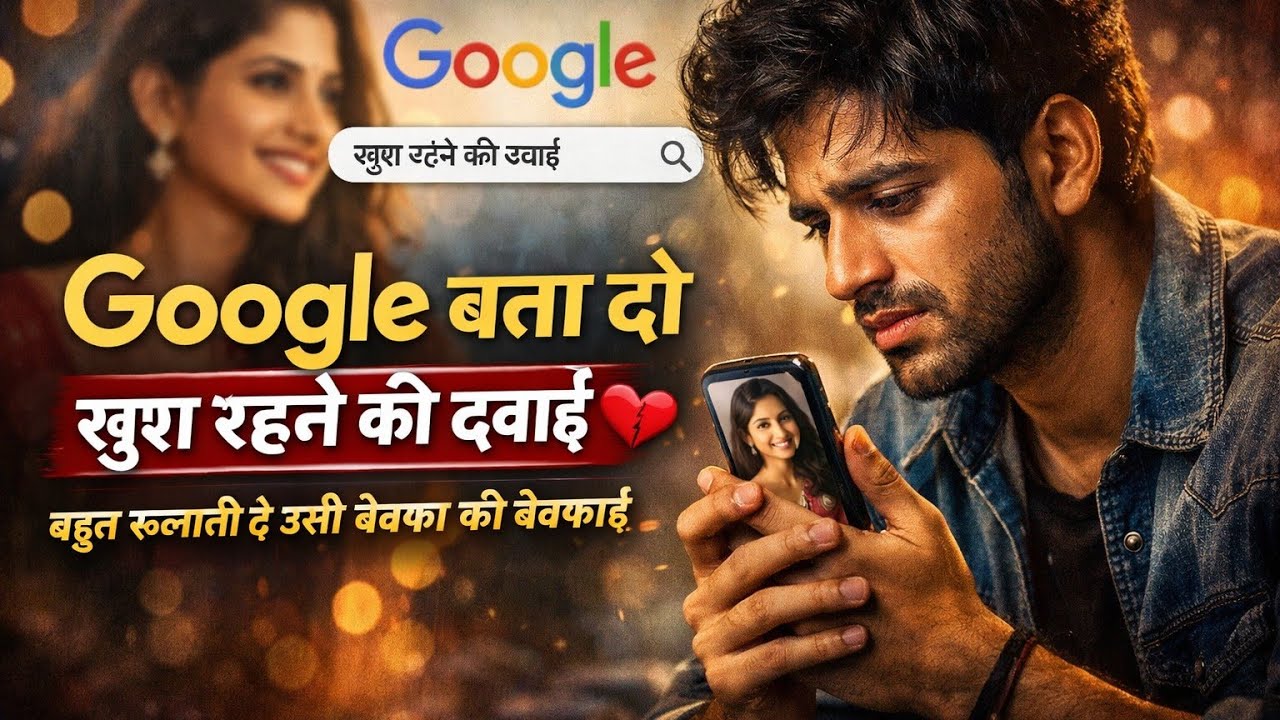 Google बता दो खुश रहने की दवाई 💔 | Very Sad Heart Broken Song 2026 | Bewafa Love Story Song | New 
