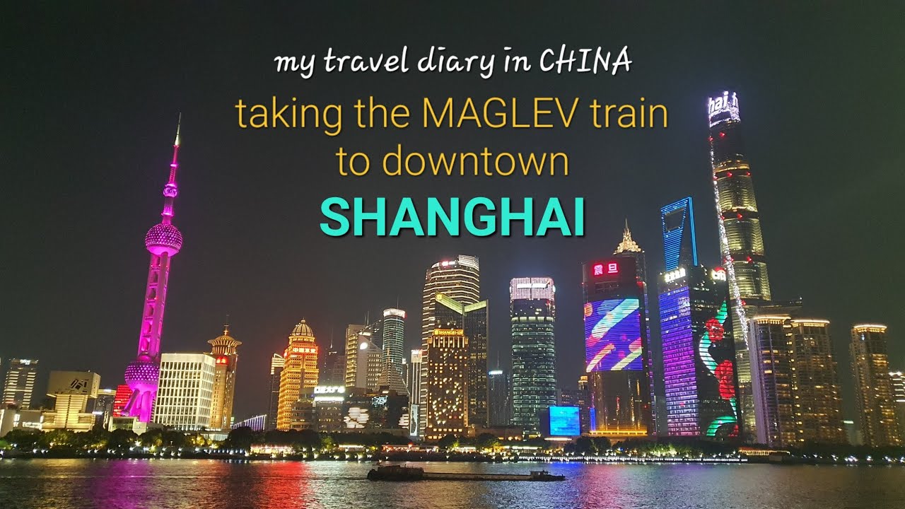 How to get on the super fast MAGLEV train ride to downtown SHANGHAI and what to expect of the city?
