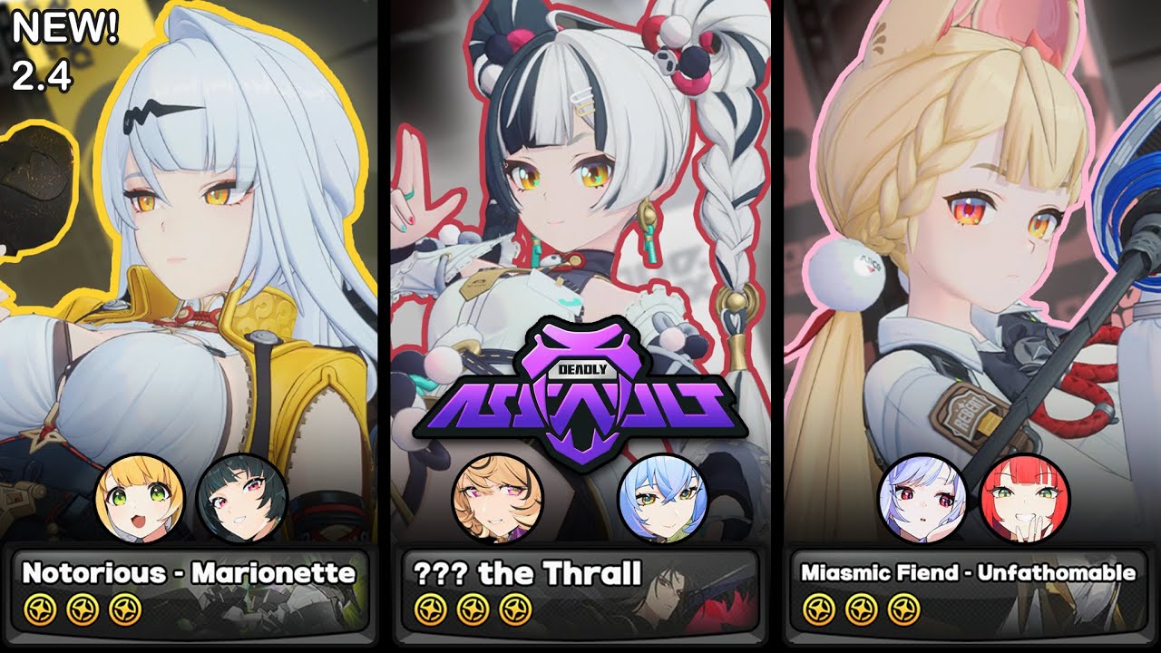 Смертельное нападение / Исюань, Цзюй Фуфу, Астра и Идхари, Диалин, Люсия и Алиса, Вивиан, Юдзуха/ZZZ