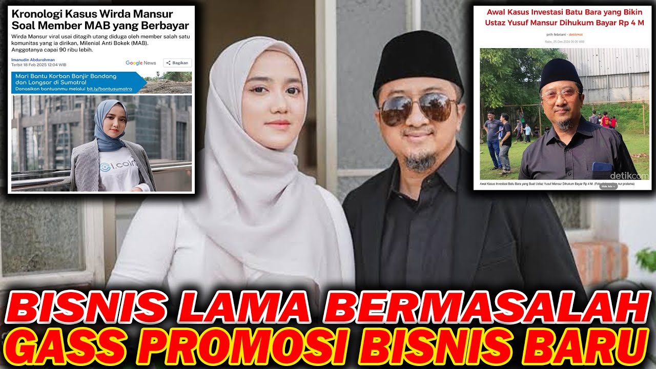 PROMOSI BUKU BARU DAN BISNIS EMAS ANAKNYA‼️YUSUF MANSUR ACUHKAN NASIB KORBAN INVESTASI😠😖