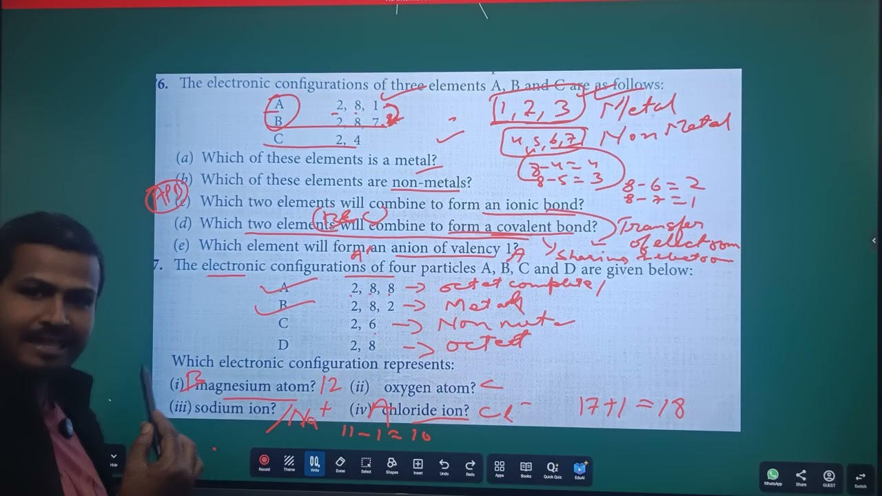 Class 10 basic questions science chemistry metals and non metals 
