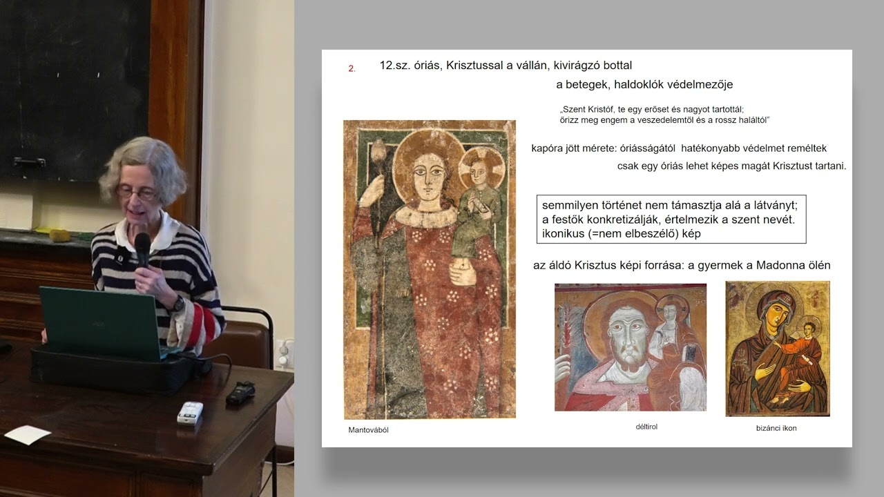 Szent Kristóf mítosza, a  bumfordi óriásé, aki vállára vette a Teremtőt // MÍTOSZ ÉS MŰVÉSZET