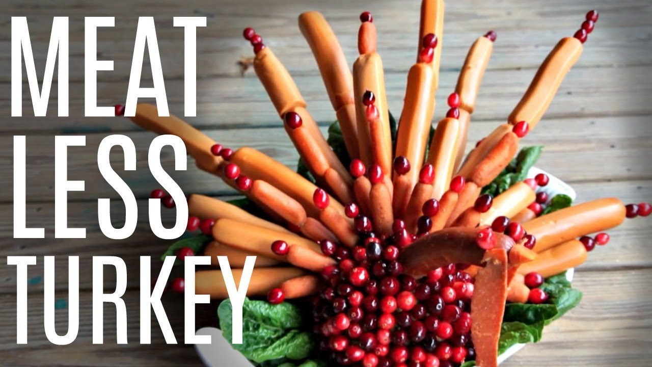 MEATLESS TURKEY | made with skewered vegan hot dogs & CARROT Dog recipe