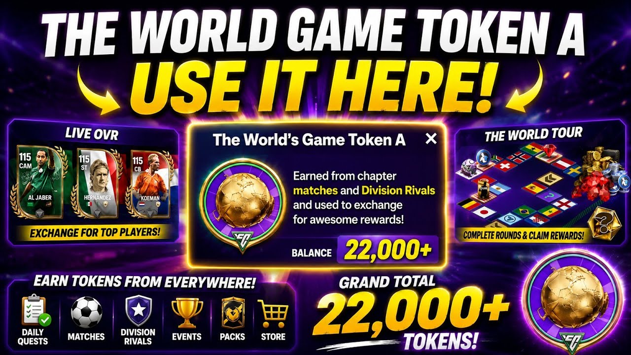 КАК ПОЛУЧИТЬ ИГРОКОВ С LIVE OVR И КУДА ТРАТИТЬ ЖЕТОНЫ СОБЫТИЯ WORLDS GAME В EA FC FIFA MOBILE 26