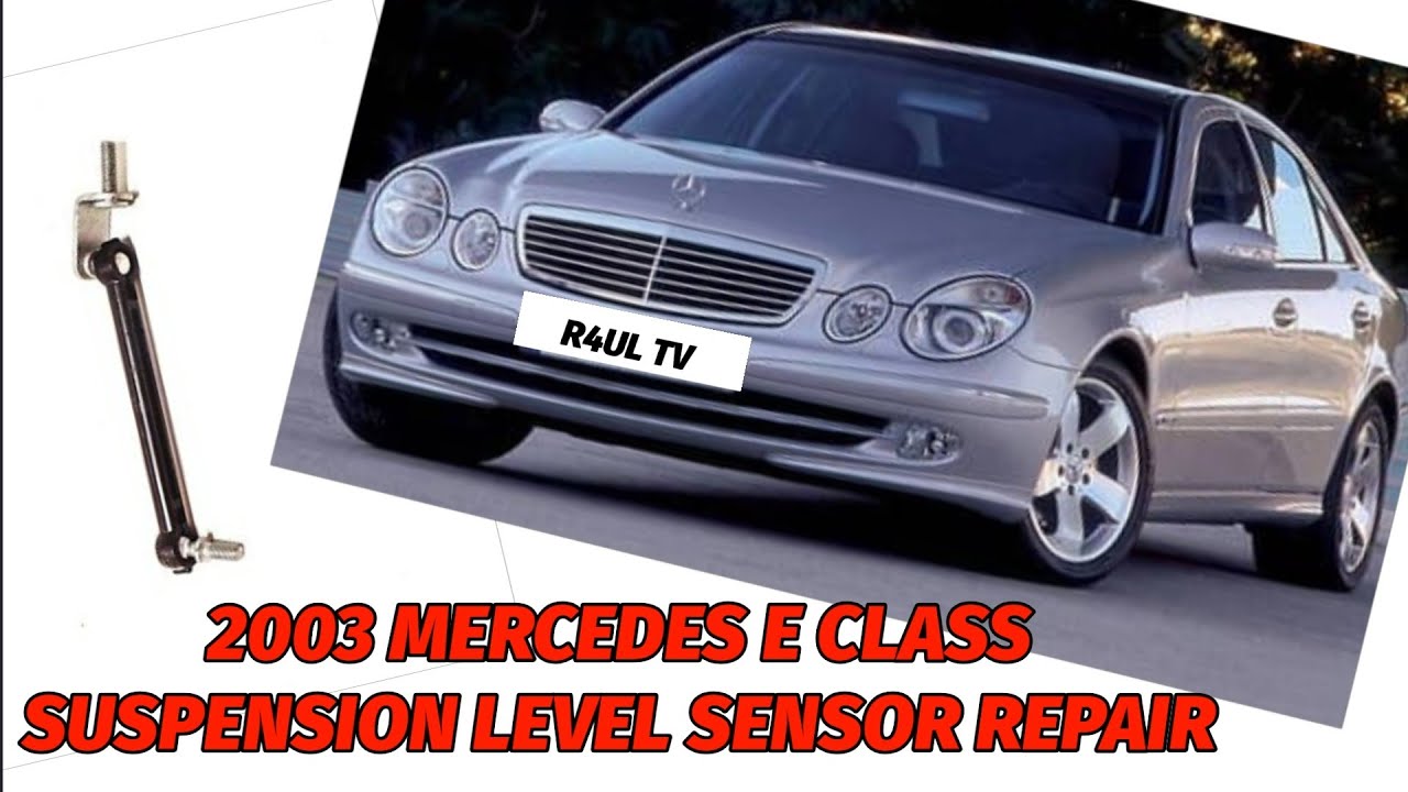 Ремонт датчика уровня подвески Mercedes E-класса 2003 года
