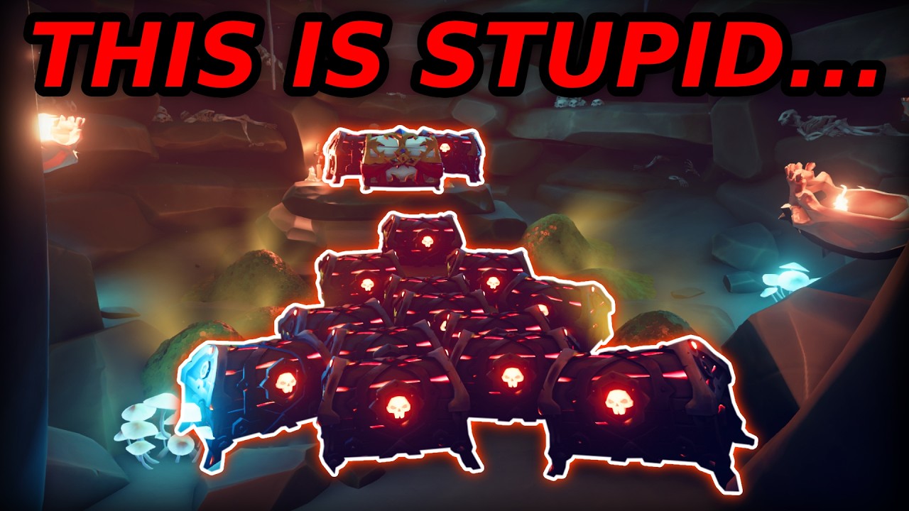 stealing the most OP fort in sea of thieves