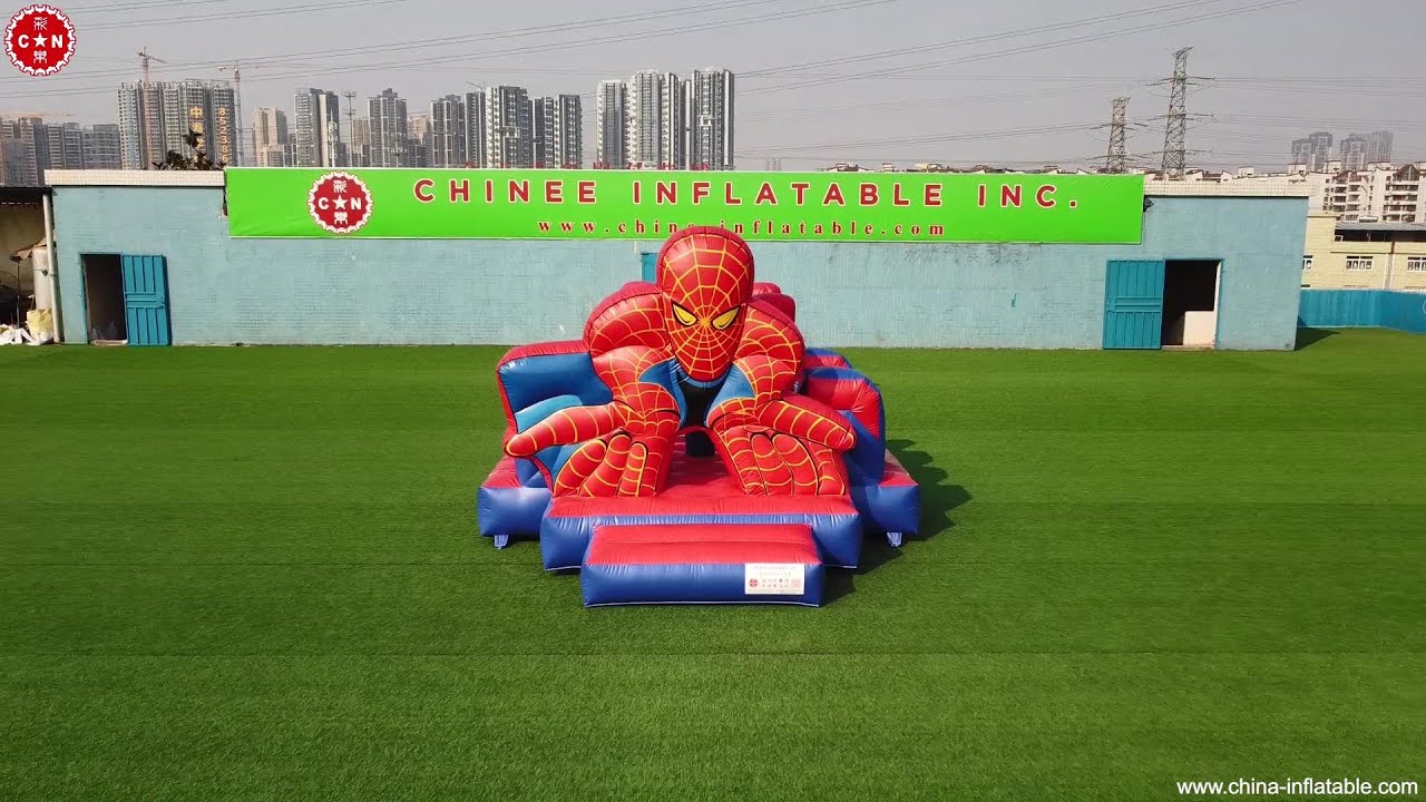 Spiderman bouncer Spidey 3D Jumper moonwalk from Chinee inflatables T2-783B