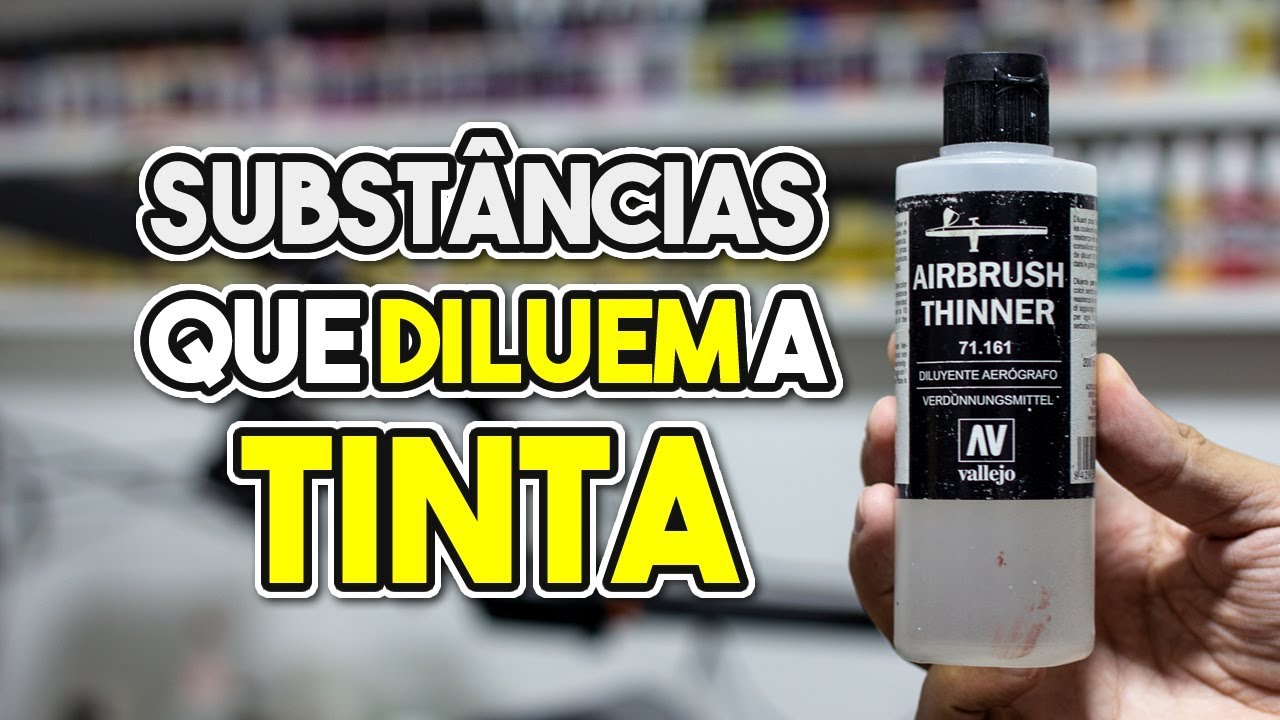 Thinner vs Medium - Entenda as diferenças das substâncias que diluem a tinta