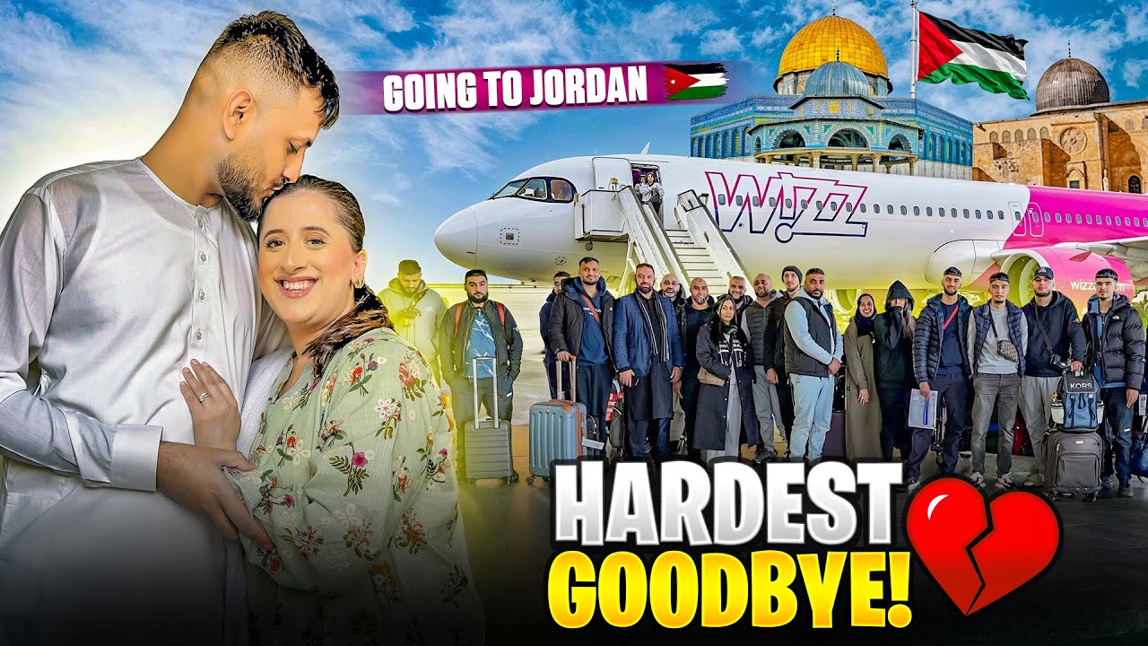 Saying Goodbye to Haleema 😢 | The Hardest Goodbye Ever | ✈️ Going to Jordan for a Good Cause 🇯🇴❤️