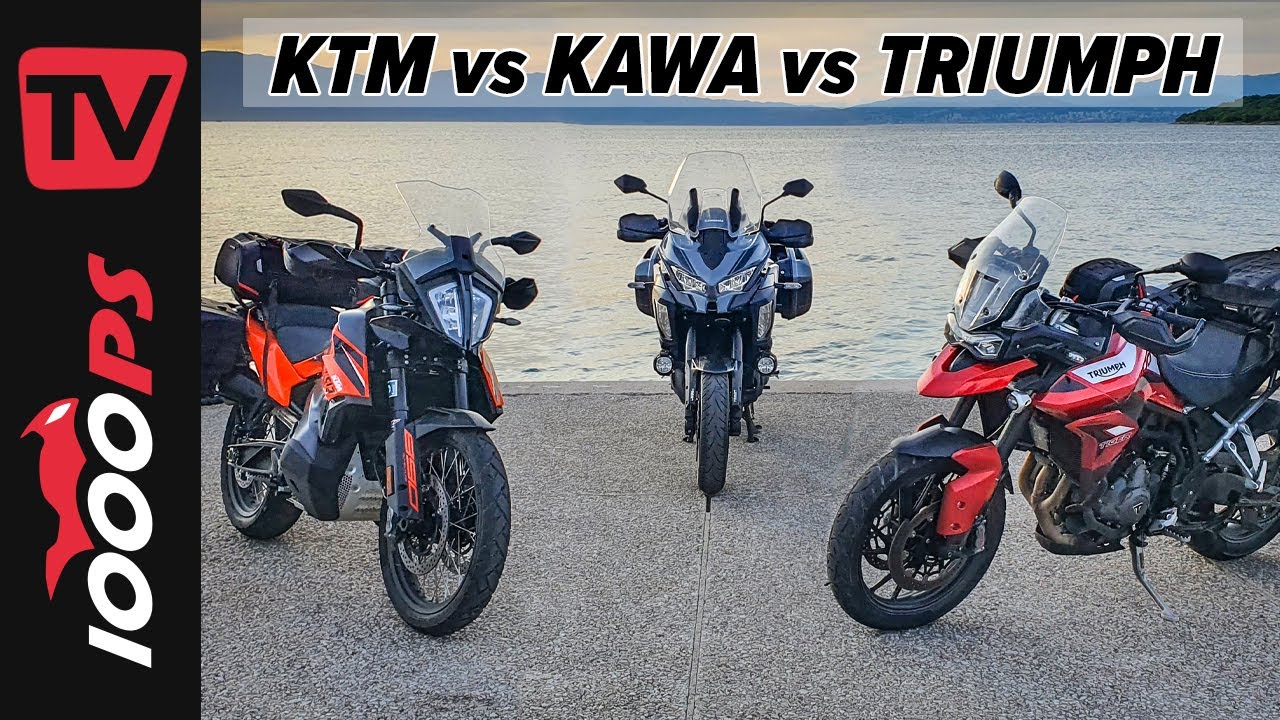 2000 km entscheiden! 17 vs 19 vs 21 Zoll - 2 vs 3 vs 4 Zylinder - Reise-Motorräder im Vergleich