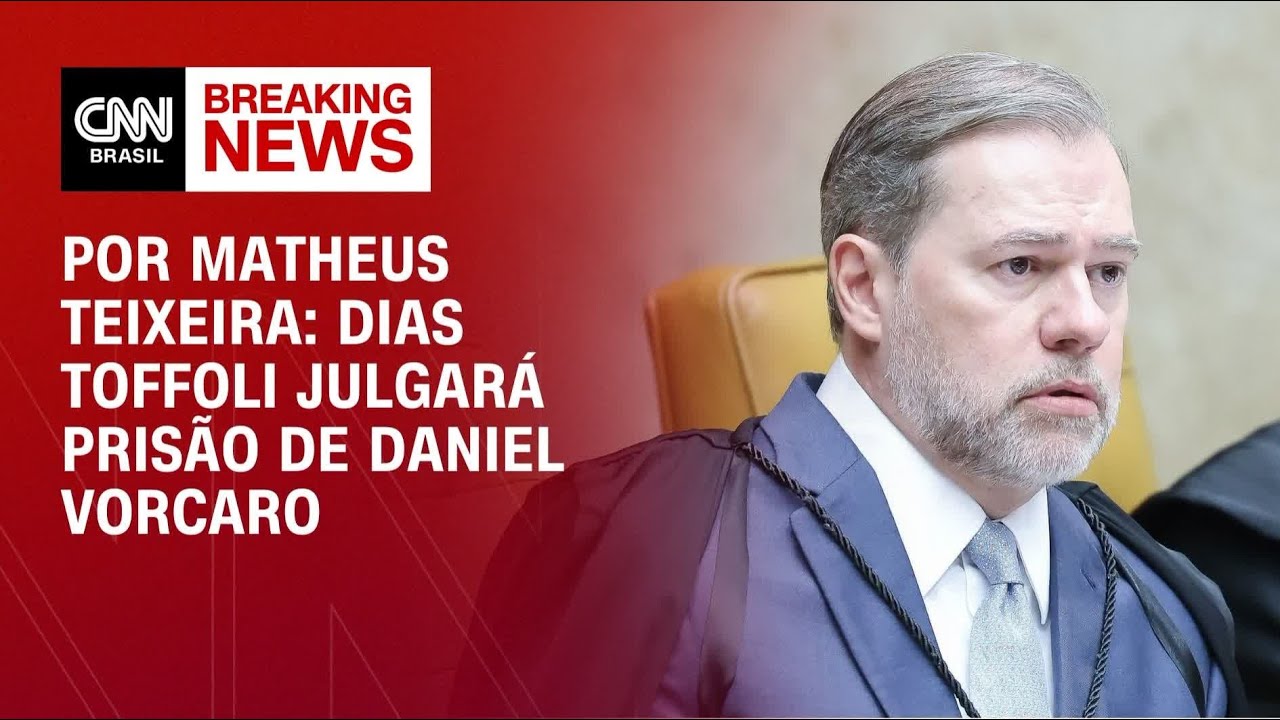 Caso Master: Dias Toffoli julgará prisão de Daniel Vorcaro | CNN 360º