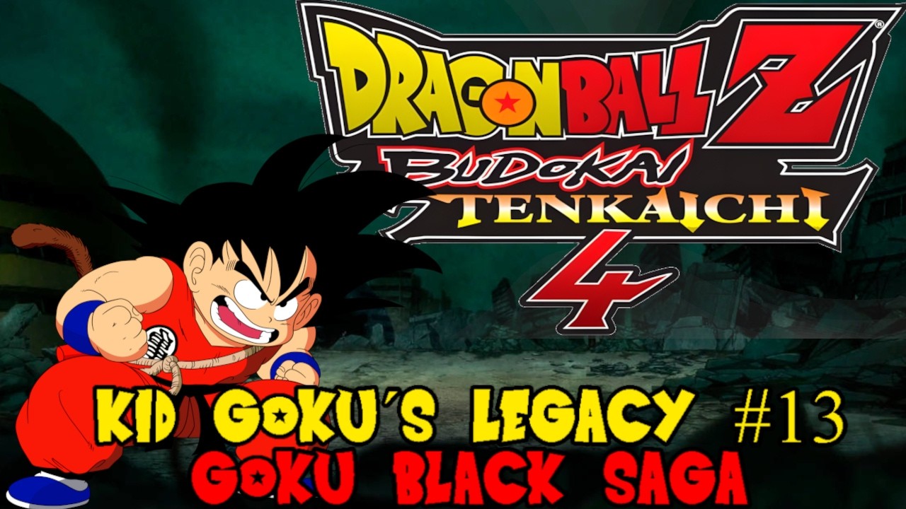 DRAGON BALL Z BUDOKAI TENKAICHI 4 KID GOKU´S LEGACY #13 GOKU BLACK SAGA