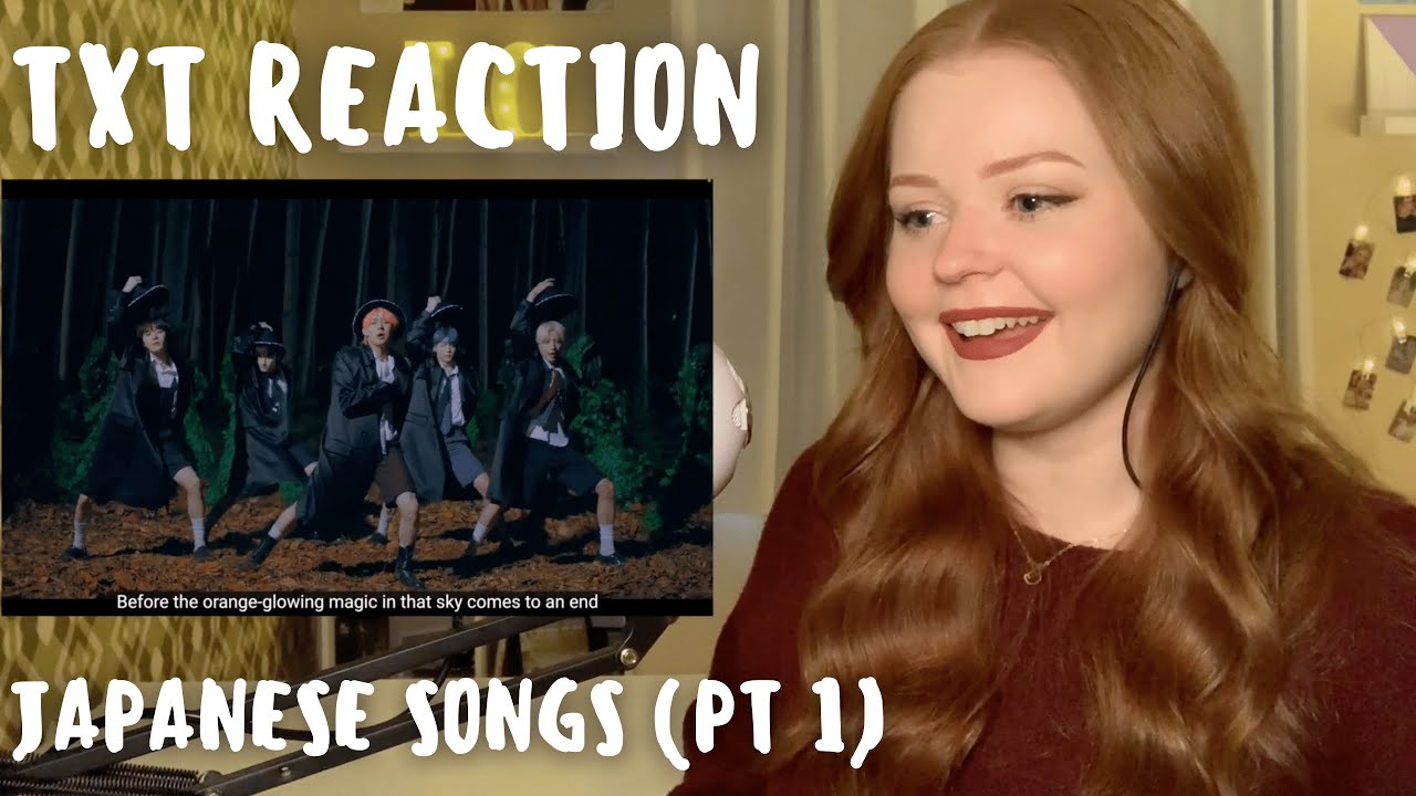 TXT Japanese Songs Reaction! (Part 1: Force / Everlasting Shine / Ito / Blue Hour)