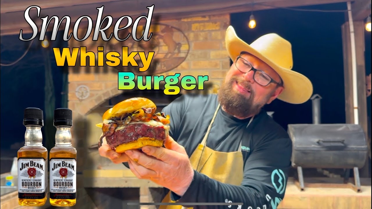Smoked Whiskey Cheeseburger