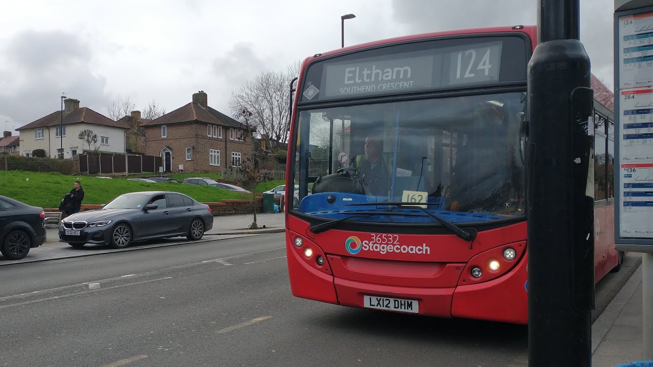 My local, Stagecoach London 36532 on bus route 124