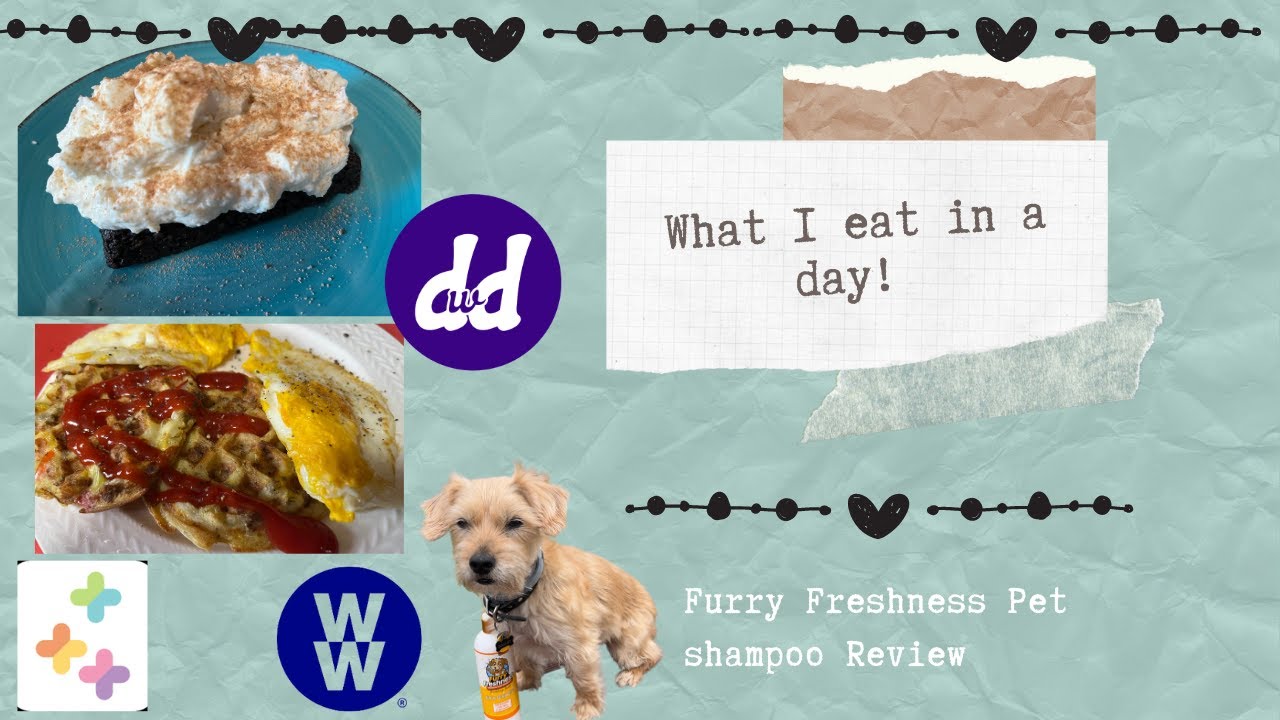 What I eat in a day on WW/Healthi Better Balance with Tastings | Furry Freshness Dog Shampoo Review