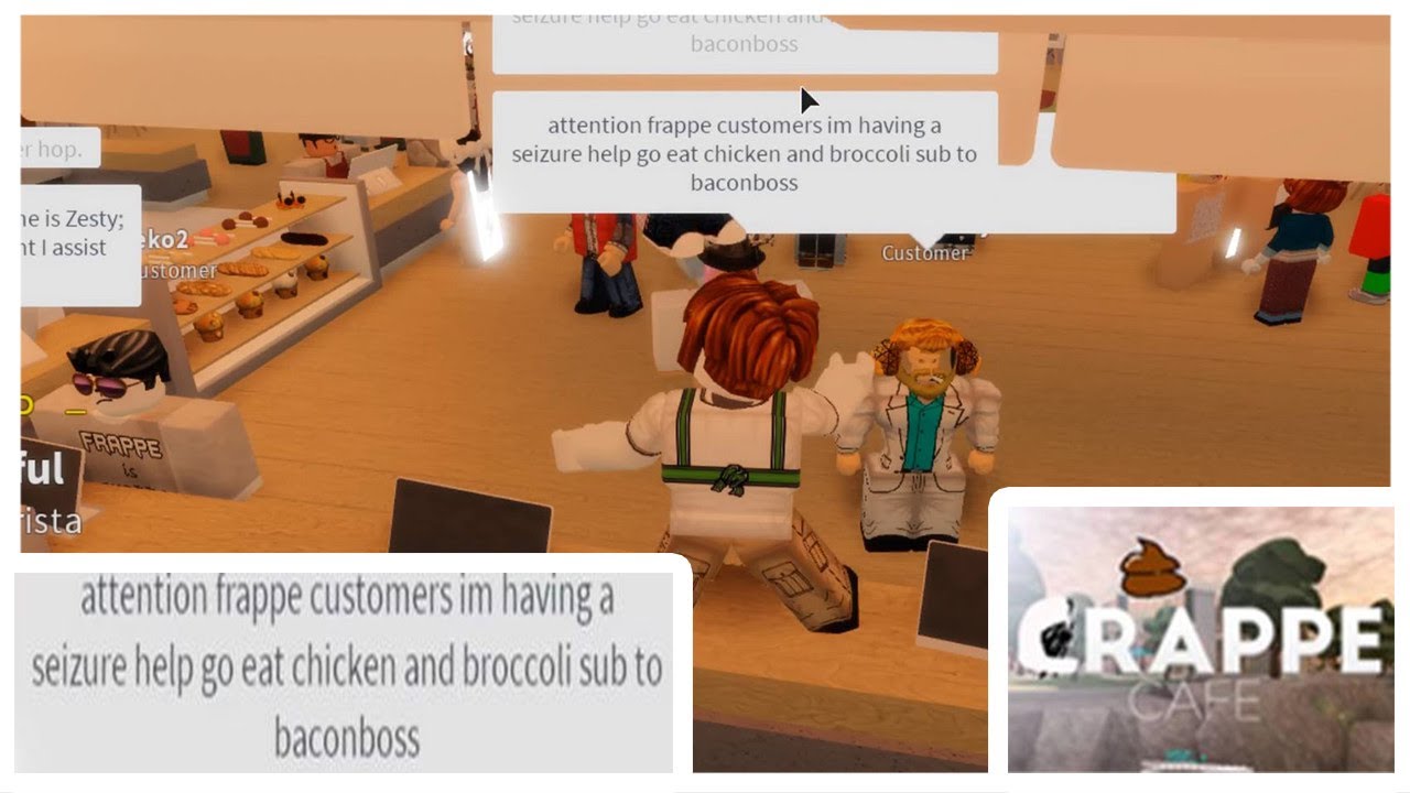FAKE EMPLOYEE AT FRAPPE | Roblox Trolling