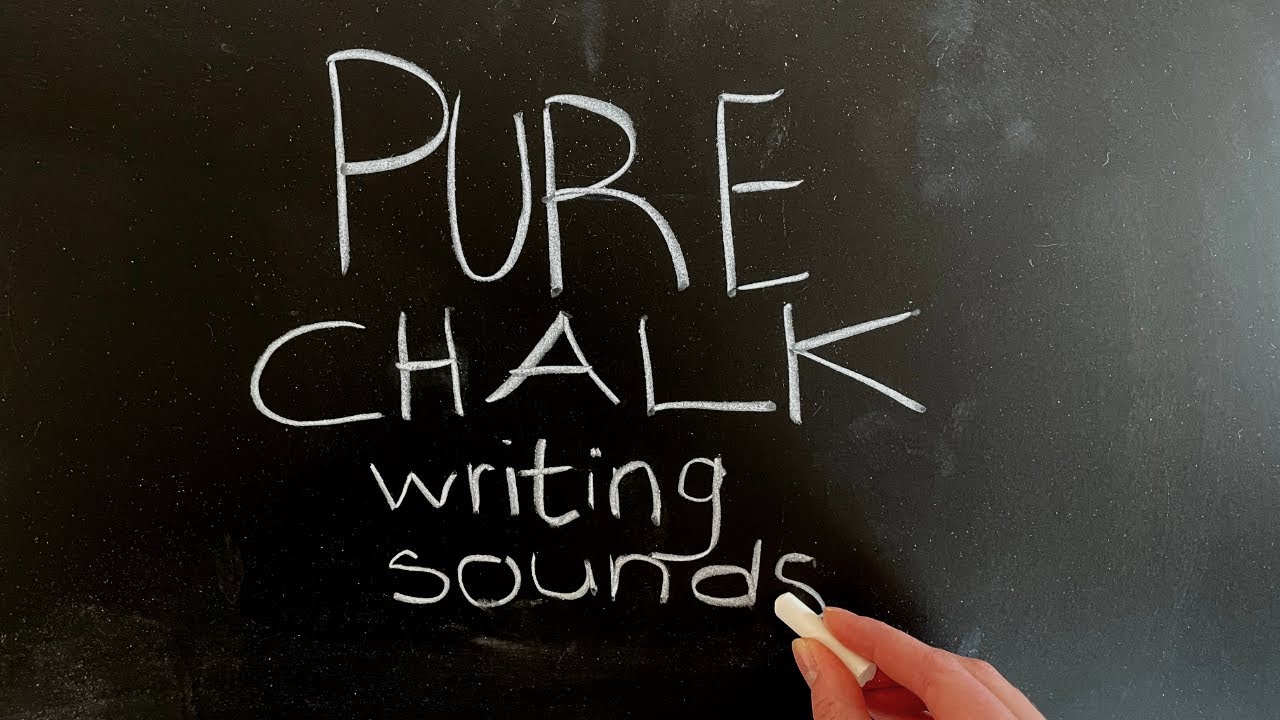 The BEST ASMR Chalk Writing Sounds for Sleep and Relaxation 😴 - No Talking