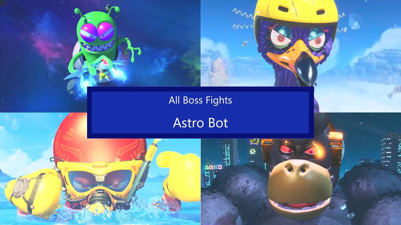 All Boss Fights - Astro Bot