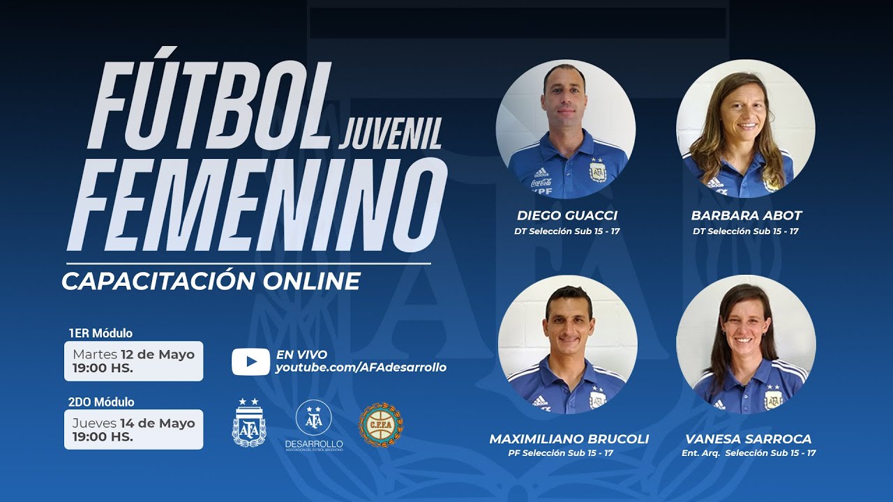 Capacitación Fútbol Femenino Juvenil / Técnico - táctico