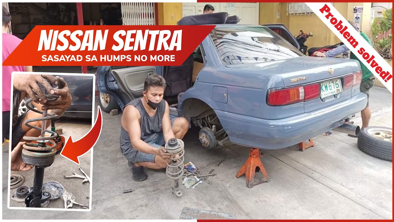 Nissan Sentra Mababa / Sayad sa Humps No More | Rubber Lifter 250 each Solution | Underchassis