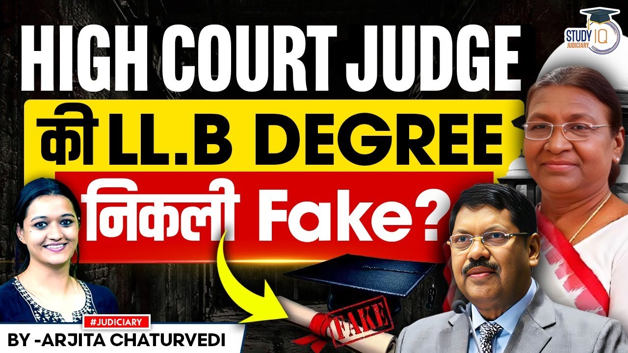 Petition to CJI and President alleges Orissa HC Judge Justice Bibhu Prasad holds a fake LLB degree