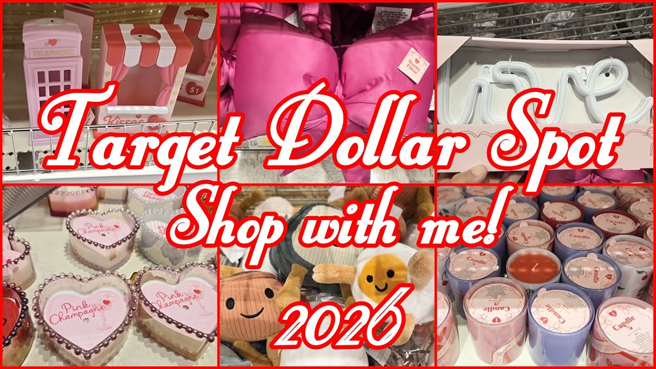 В магазине Target Dollar Spot в феврале 2026 года представлены товары для украшения ко Дню святог...
