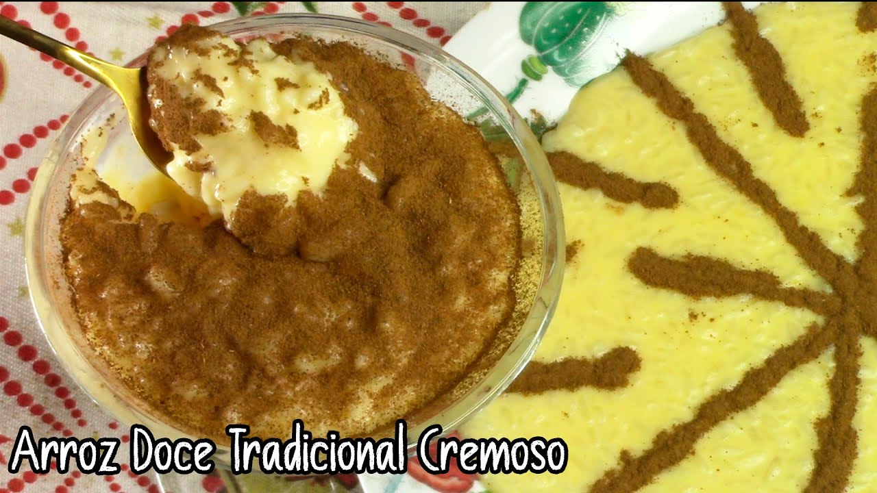 Arroz Doce Tradicional: Cremoso e Super Fácil de Preparar