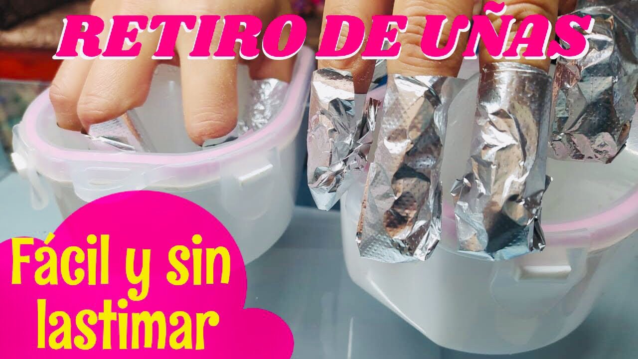 RETIRAR UÑAS ACRÍLICAS FÁCIL Y RÁPIDO SIN LASTIMAR