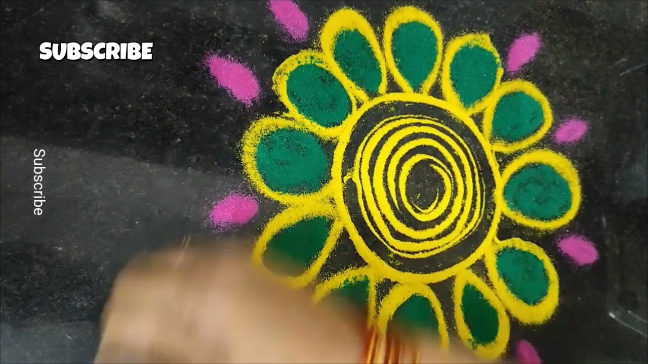 FLOWER RANGOLI