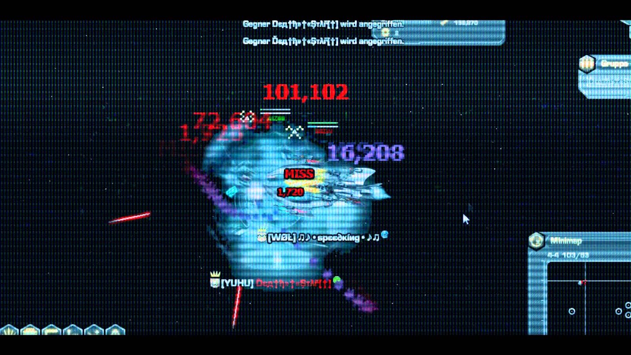 Darkorbit  Speedking  vs. [TOP 1 Clan] 1.[YUHU]unterhundert 208,701,403 P.[GER3]