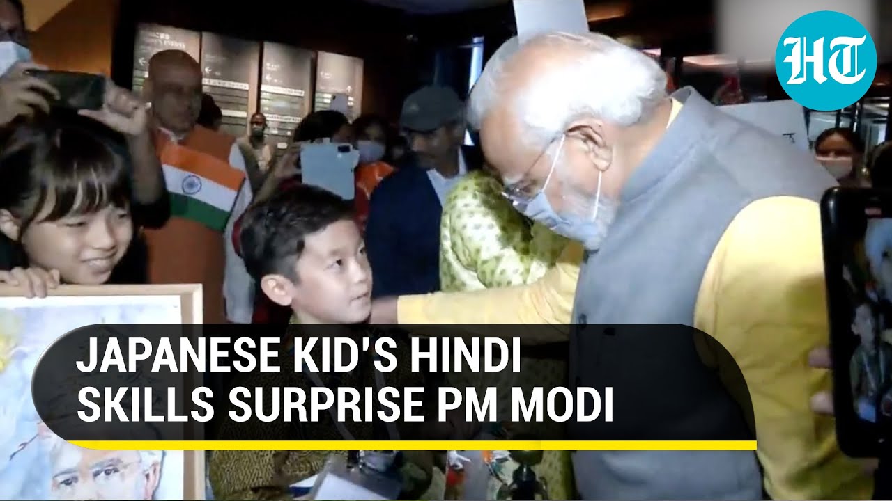 Japan kid impresses PM Modi with his Hindi skills; 'Waaah!' says the Prime Minister