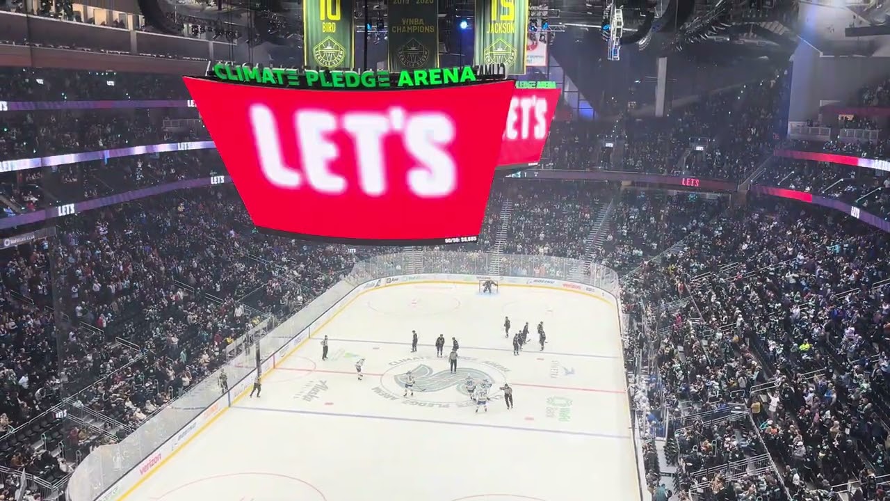 Kraken Live Goal Horn 3/4/26 Jaden Schwartz vs Saint Louis Blues NHL Climate Pledge Arena
