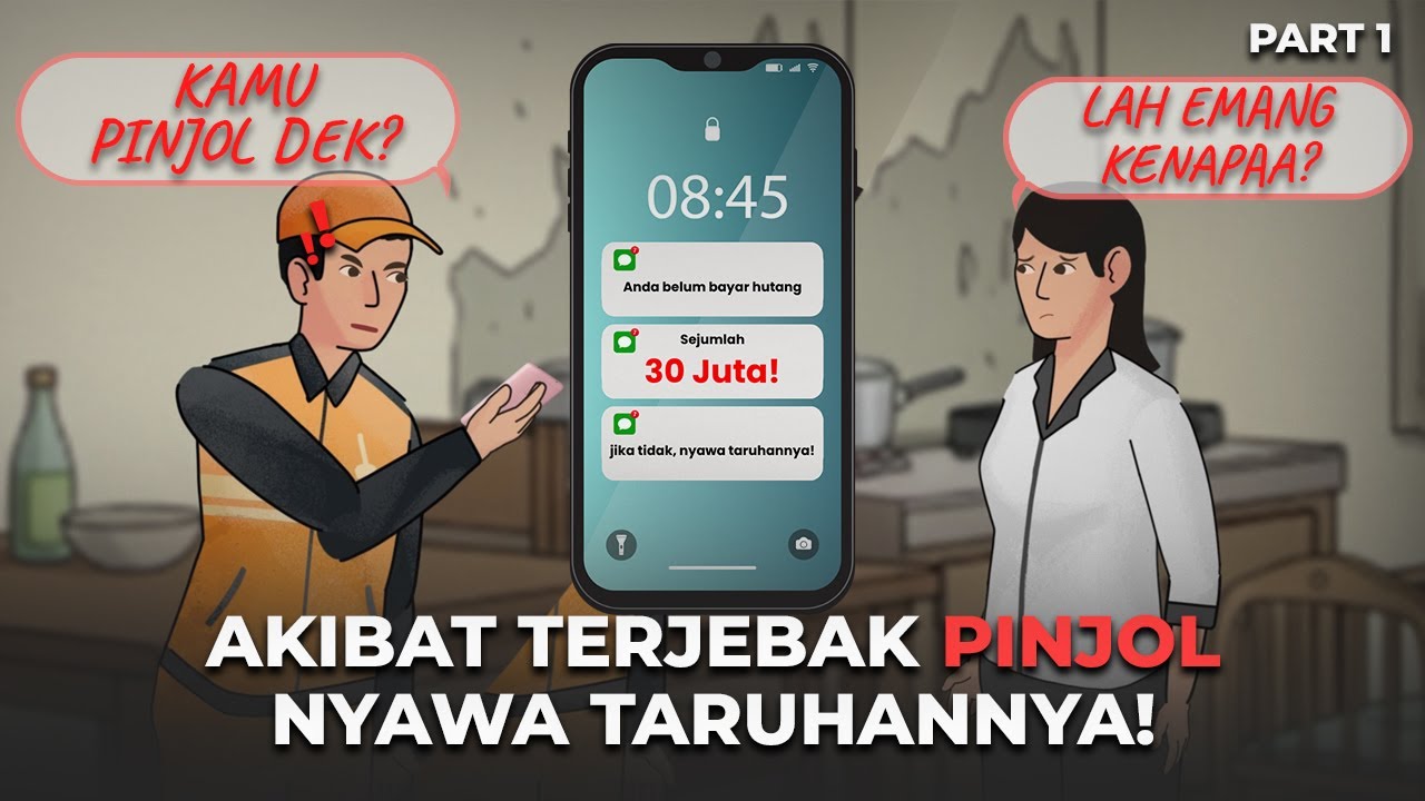 TERJEBAK PINJOL PART 1 - SUAMIKU TUKANG SAPU JALAN #animasiazab #dramaanimasi